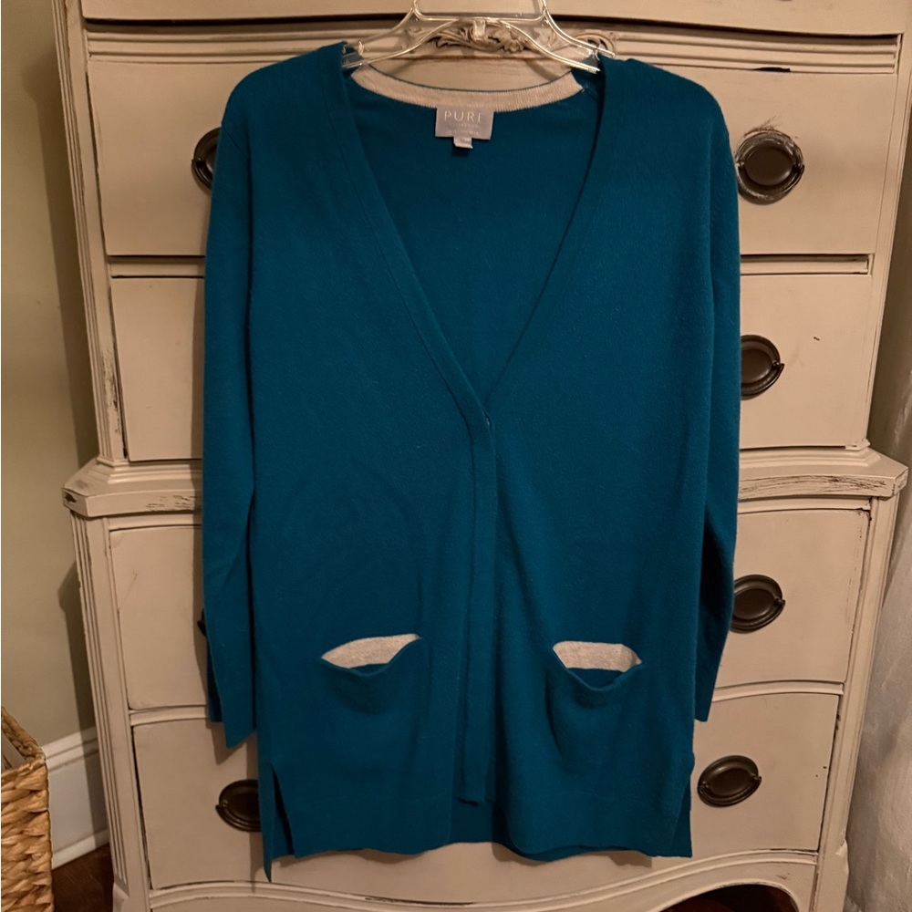 Pure Collection Cashmere Cardigan 8/10